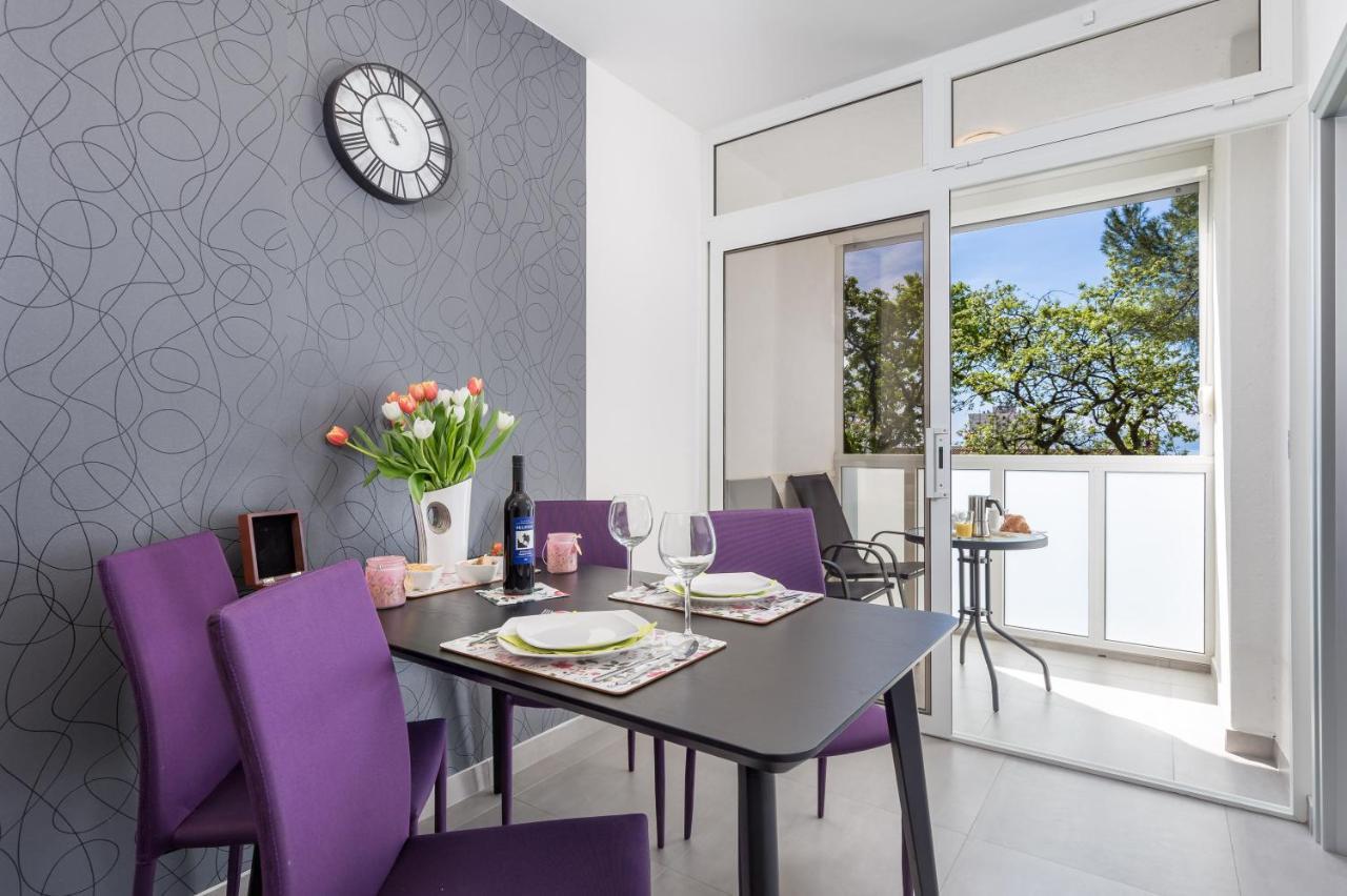 Sunny Studio Apartment With Balcony Риека Экстерьер фото